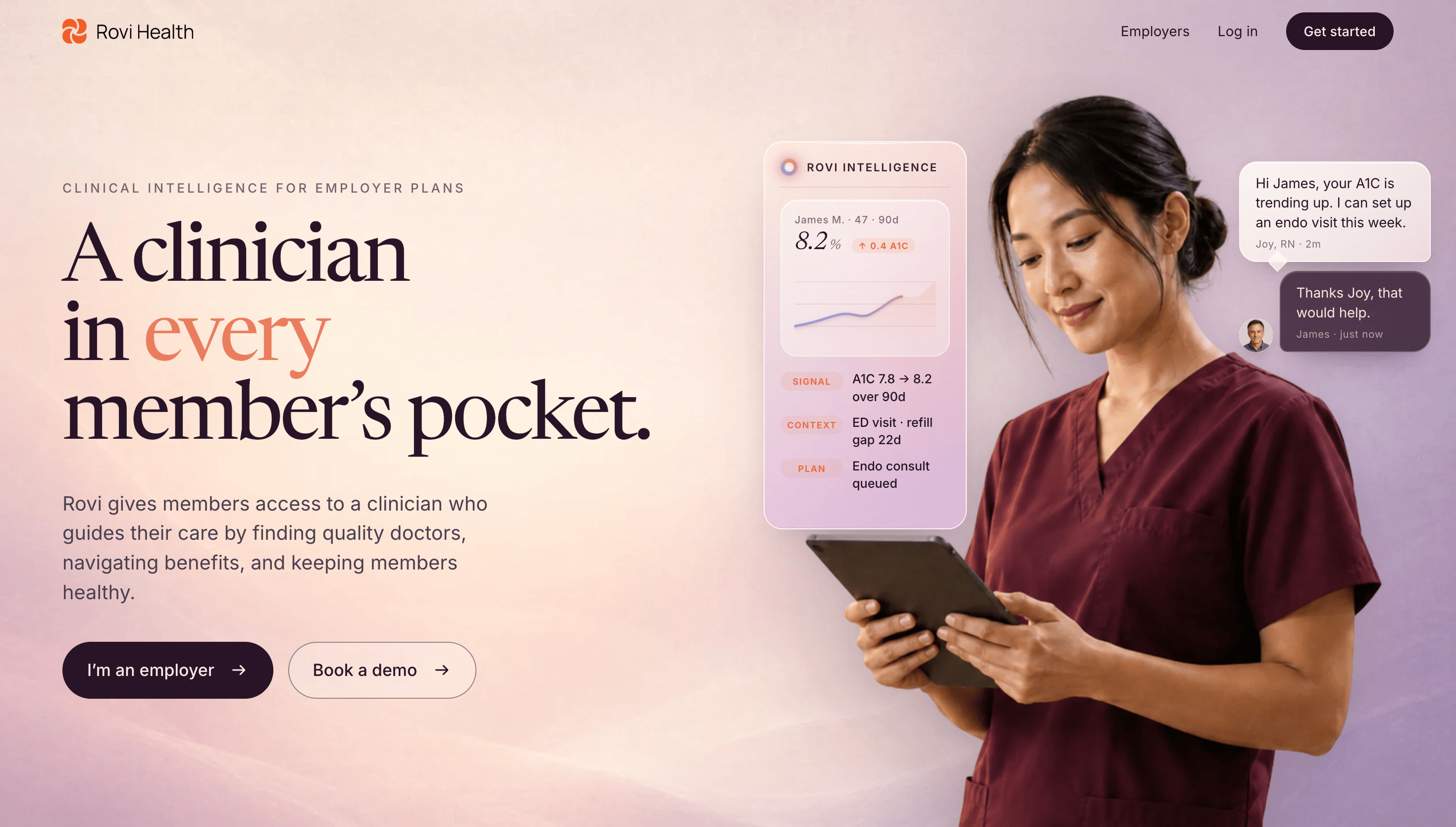 Rovi Health Website by Semiotic